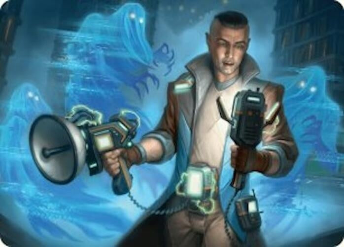 Image for Paranormal Analyst Art Card (5) [Duskmourn: House of Horror] - Magic: The Gathering