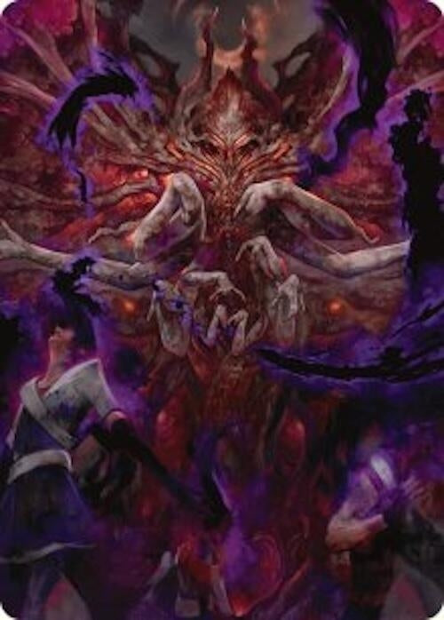 Image for Damnation Art Card (53) [Duskmourn: House of Horror] - Magic: The Gathering