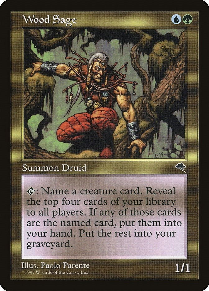 Image for Wood Sage (275) [Tempest] - Magic: The Gathering