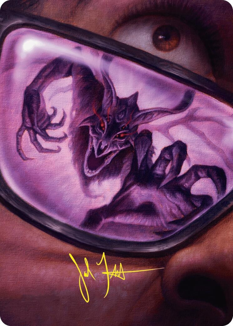 Image for Doomsday Excruciator Art Card (Gold-Stamped Signature) (38) [Duskmourn: House of Horror] - Magic: The Gathering