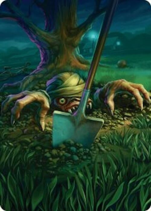 Image for Exhume Art Card (52) [Duskmourn: House of Horror] - Magic: The Gathering