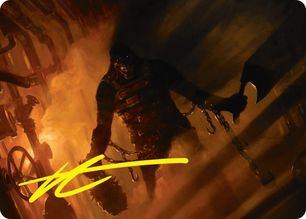 Image for Boilerbilges Ripper Art Card (Gold-Stamped Signature) (12) [Duskmourn: House of Horror] - Magic: The Gathering