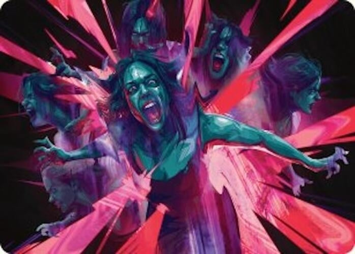 Image for Waltz of Rage Art Card (35) [Duskmourn: House of Horror] - Magic: The Gathering