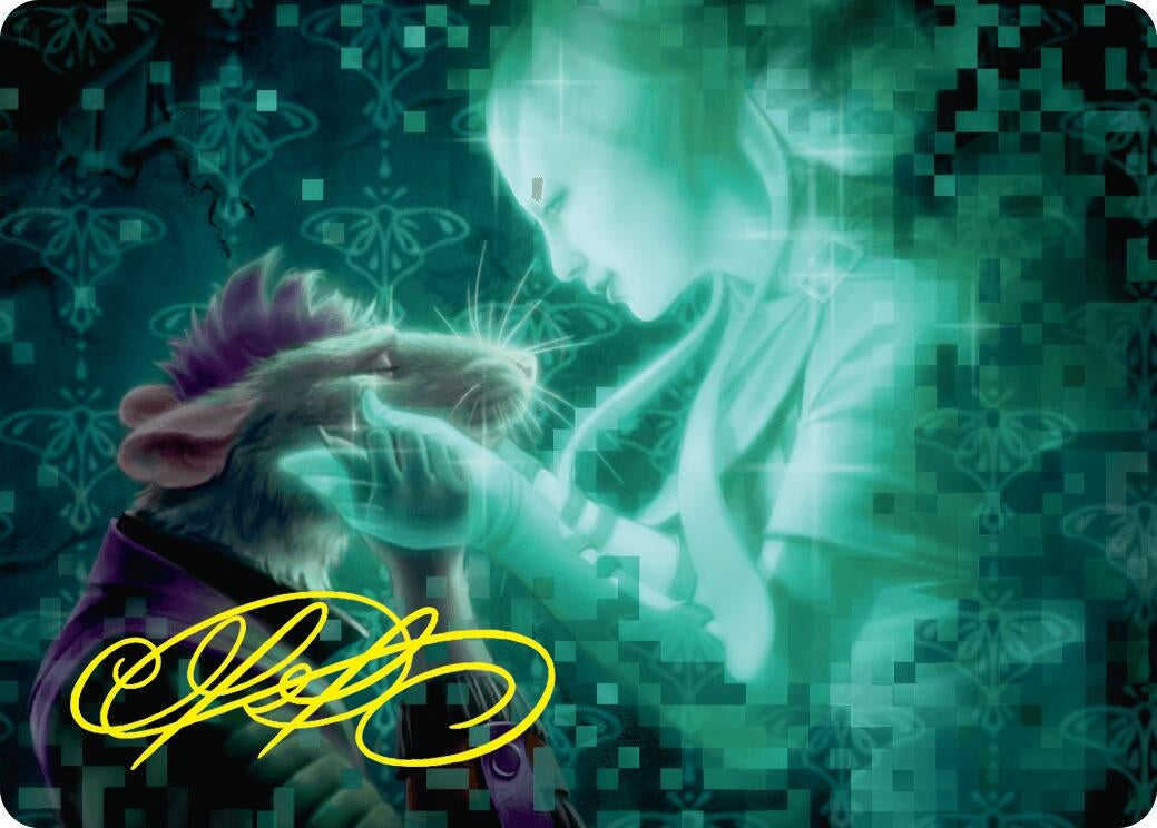 Image for Cathartic Parting Art Card (Gold-Stamped Signature) (14) [Duskmourn: House of Horror] - Magic: The Gathering