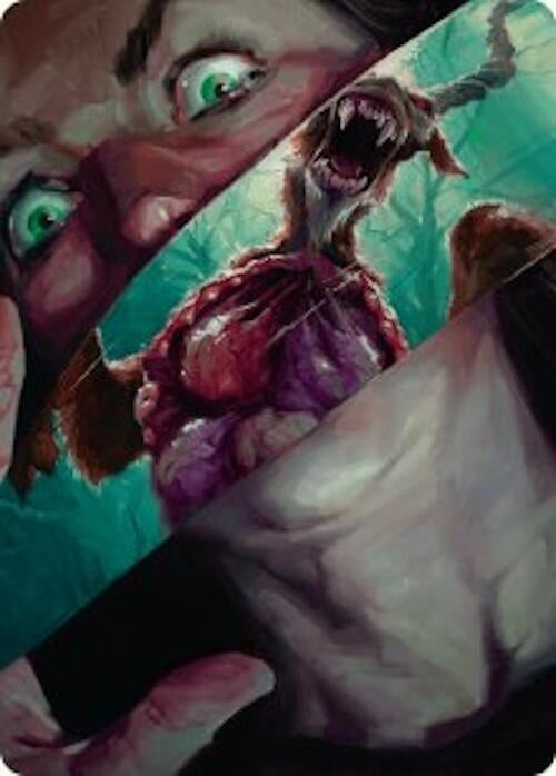 Image for Hauntwoods Shrieker Art Card (40) [Duskmourn: House of Horror] - Magic: The Gathering