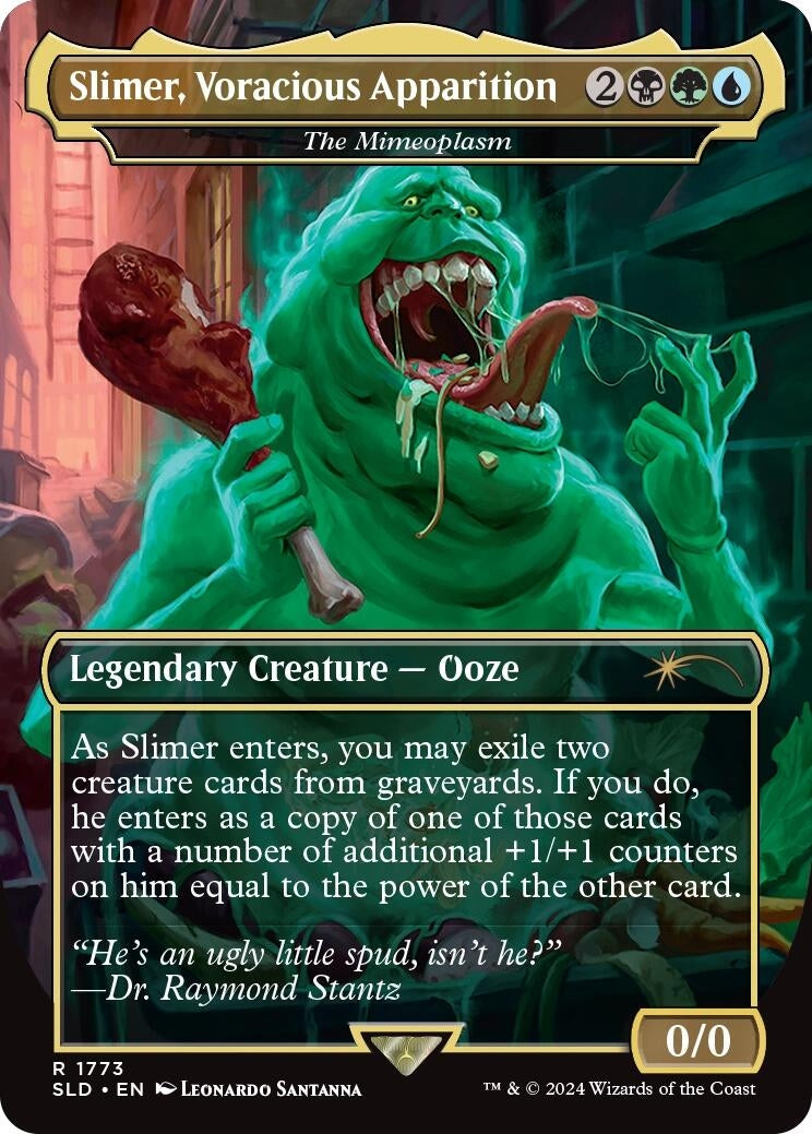 Image for Slimer, Voracious Apparition - The Mimeoplasm (1773) [Secret Lair Drop Series] - Magic: The Gathering