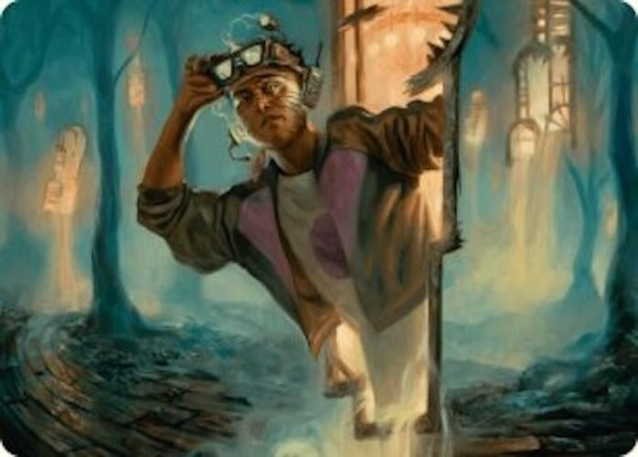 Image for House Cartographer Art Card (15) [Duskmourn: House of Horror] - Magic: The Gathering