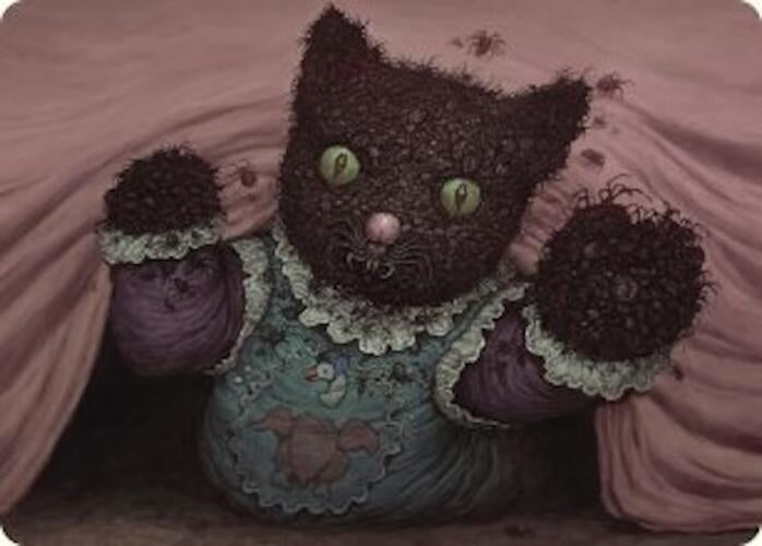 Image for Twitching Doll Art Card (48) [Duskmourn: House of Horror] - Magic: The Gathering