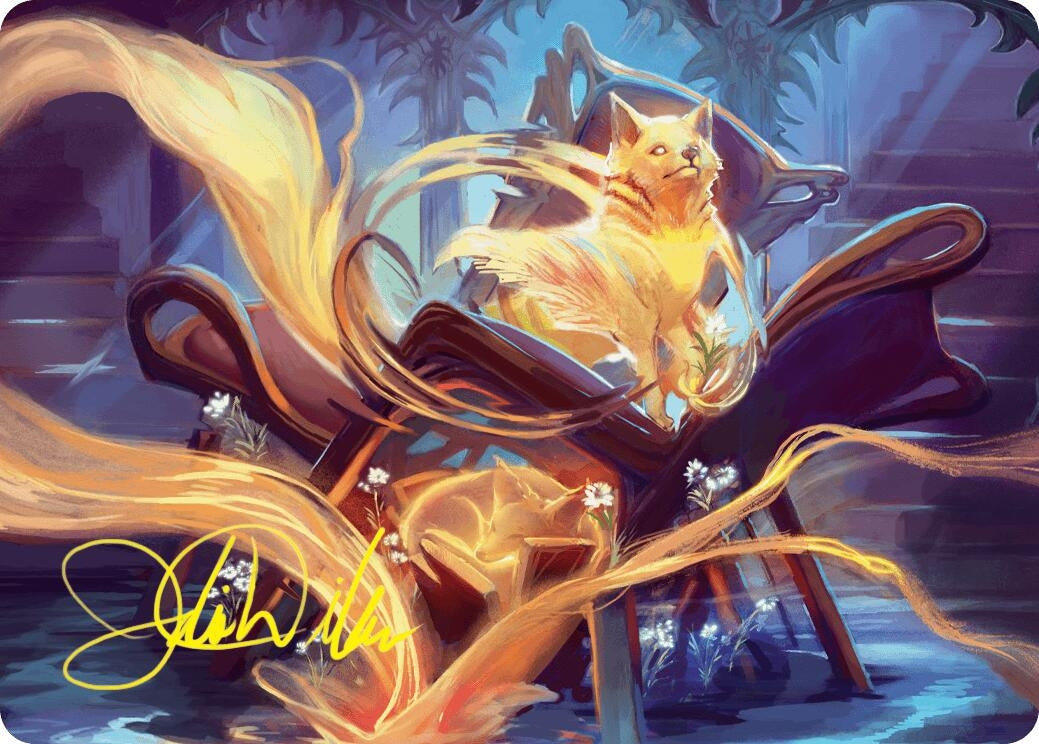 Image for Inquisitive Glimmer Art Card (Gold-Stamped Signature) (17) [Duskmourn: House of Horror] - Magic: The Gathering