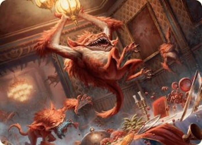 Image for Midnight Mayhem Art Card (20) [Duskmourn: House of Horror] - Magic: The Gathering