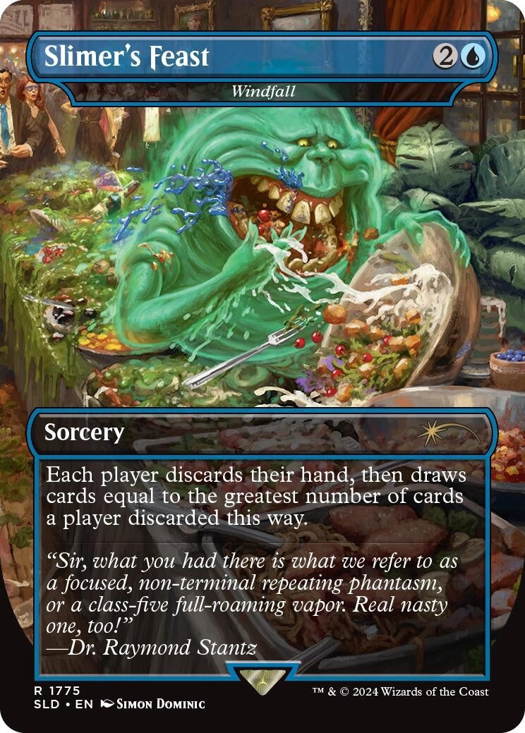 Image for Slimer's Feast - Windfall (1775) [Secret Lair Drop Series] - Magic: The Gathering