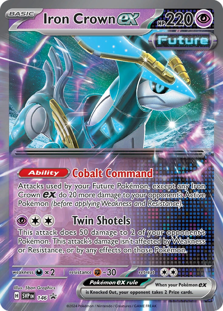 Image for Iron Crown ex - 146 (146) [SV: Scarlet & Violet Promo Cards] - Pokemon