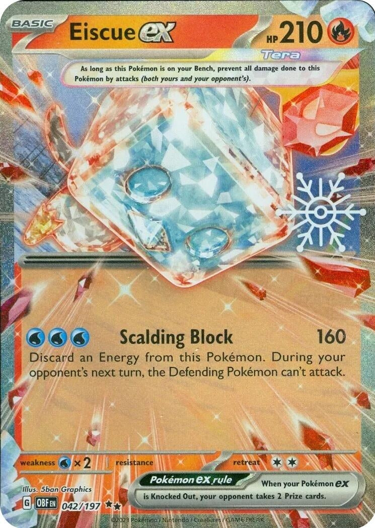 Image for Eiscue ex (Holiday Calendar) (042/197) [Miscellaneous Cards & Products] - Pokemon