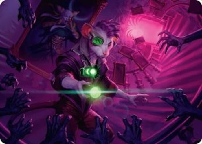 Image for Nashi, Searcher in the Dark Art Card (21/54) (21) [Duskmourn: House of Horror] - Magic: The Gathering