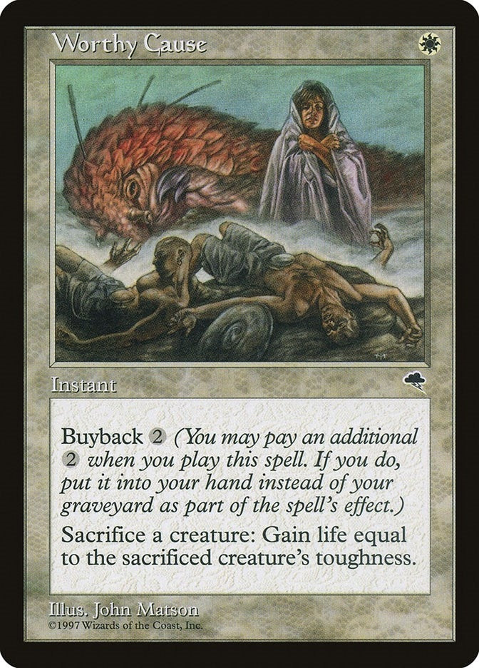 Image for Worthy Cause (53) [Tempest] - Magic: The Gathering