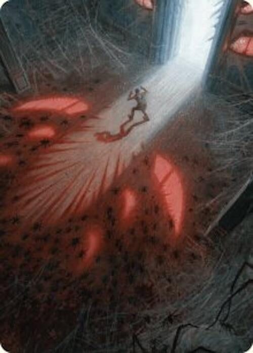 Image for Fear My Authority Art Card (49) [Duskmourn: House of Horror] - Magic: The Gathering