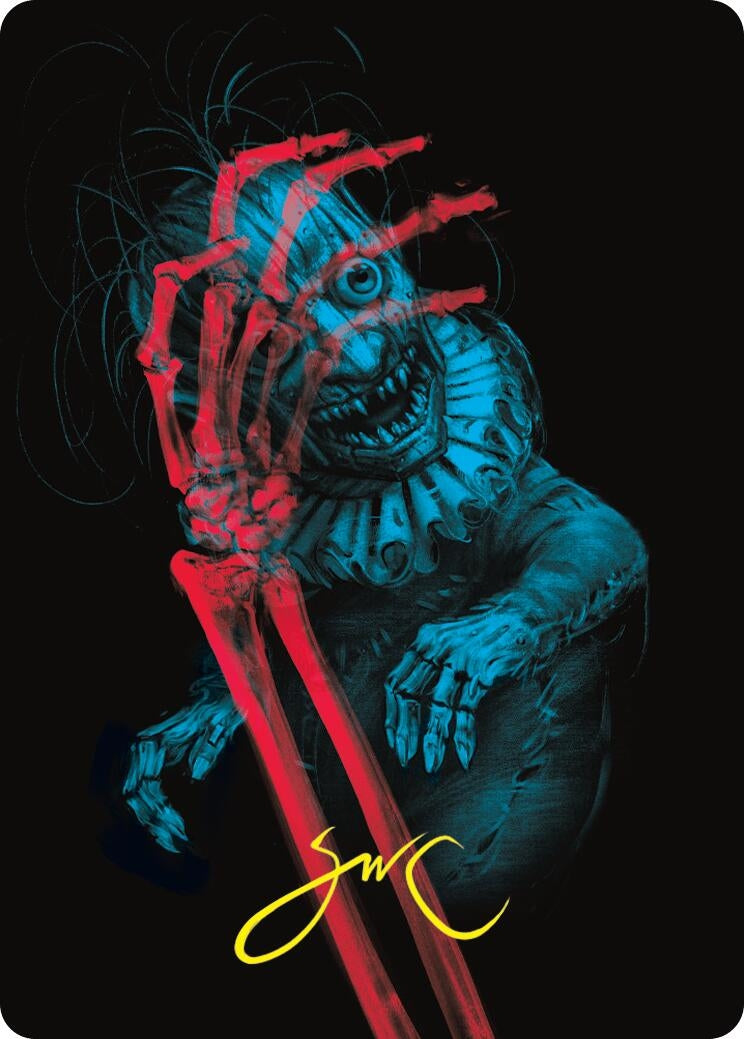 Image for Marvin, Murderous Mimic Art Card (Gold-Stamped Signature) (45) [Duskmourn: House of Horror] - Magic: The Gathering