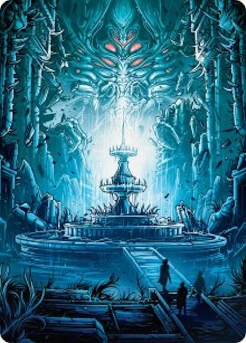Image for Island Art Card (28) [Duskmourn: House of Horror] - Magic: The Gathering
