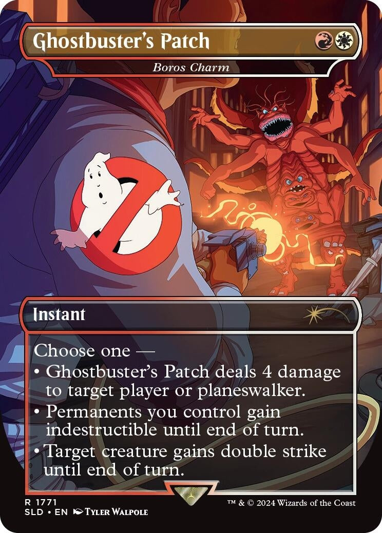 Image for Ghostbuster's Patch - Boros Charm (1771) [Secret Lair Drop Series] - Magic: The Gathering