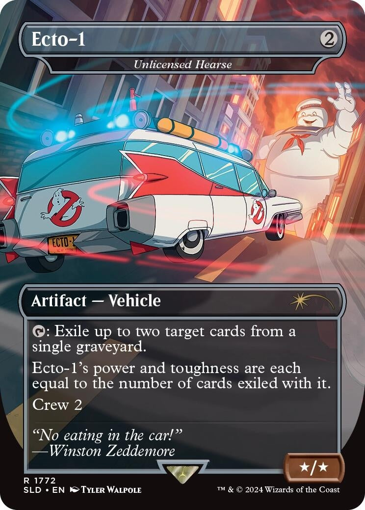 Image for Ecto-1 - Unlicensed Hearse (1772) [Secret Lair Drop Series] - Magic: The Gathering