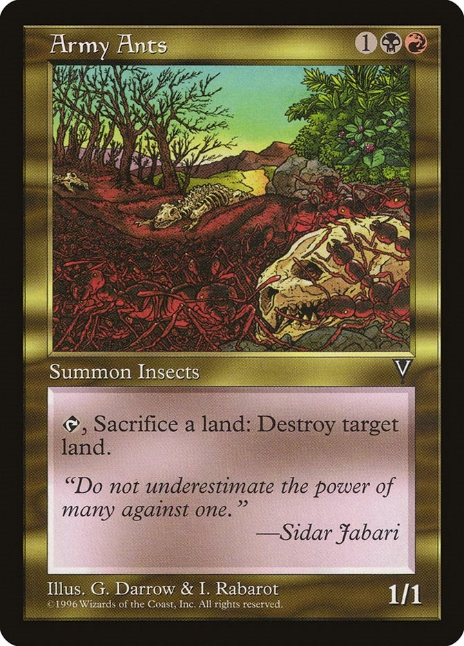 Image for Army Ants [Visions] - Magic: The Gathering