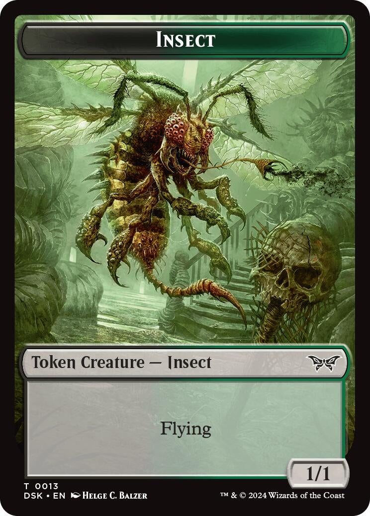 Image for Insect (0013) Token (13) [Duskmourn: House of Horror] - Magic: The Gathering