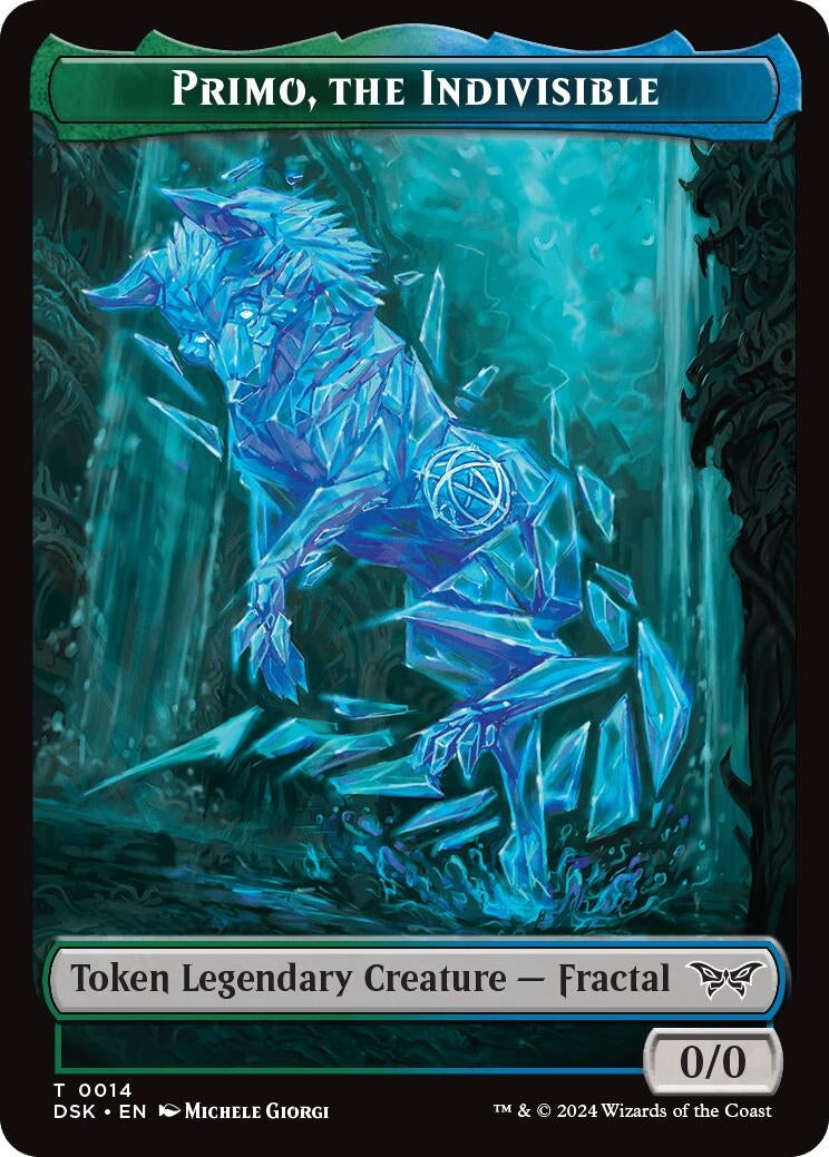 Image for Primo, the Indivisible Token (14) [Duskmourn: House of Horror] - Magic: The Gathering