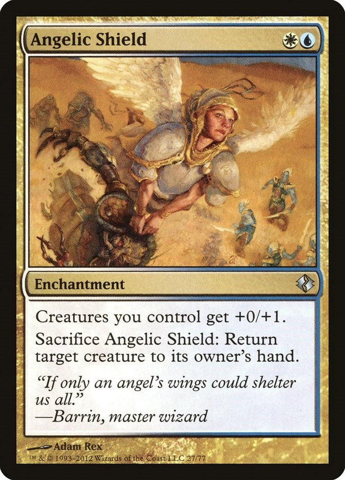 Image for Angelic Shield (27) [Venser vs. Koth] - Magic: The Gathering