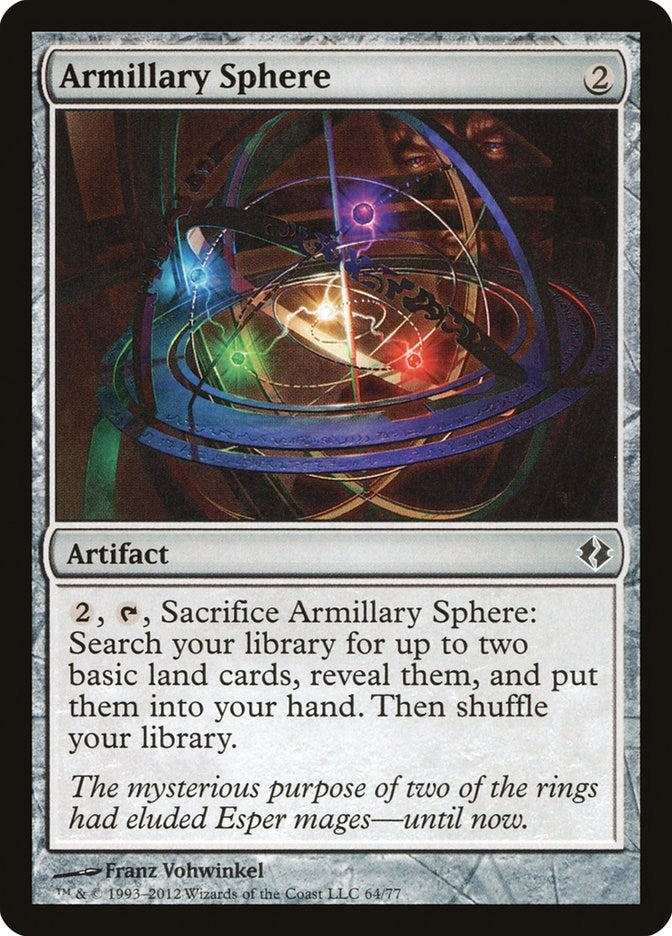 Image for Armillary Sphere (64) [Venser vs. Koth] - Magic: The Gathering