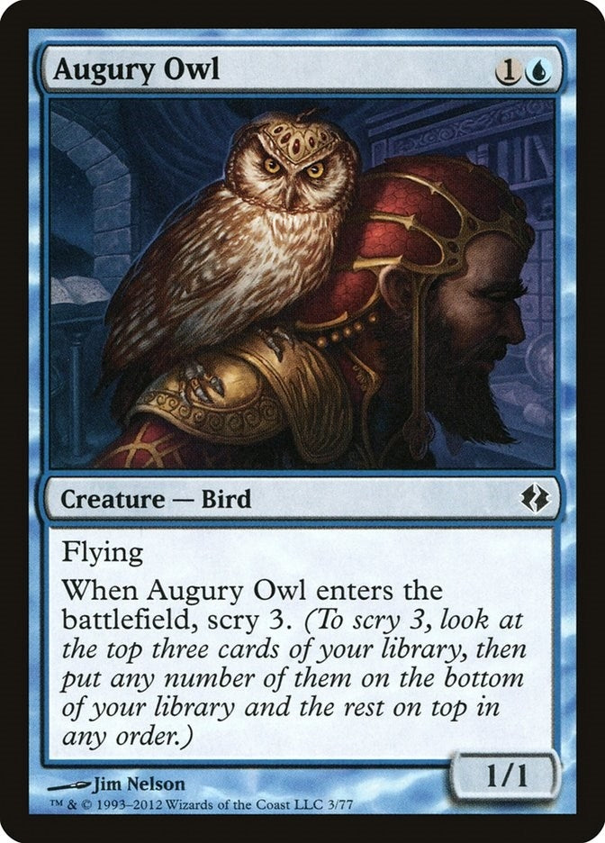 Image for Augury Owl (3) [Venser vs. Koth] - Magic: The Gathering