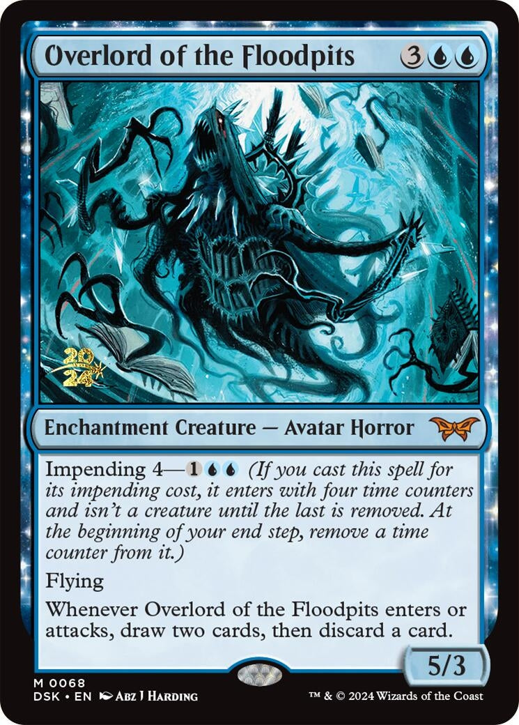 Image for Overlord of the Floodpits (68) [Prerelease Cards] - Magic: The Gathering