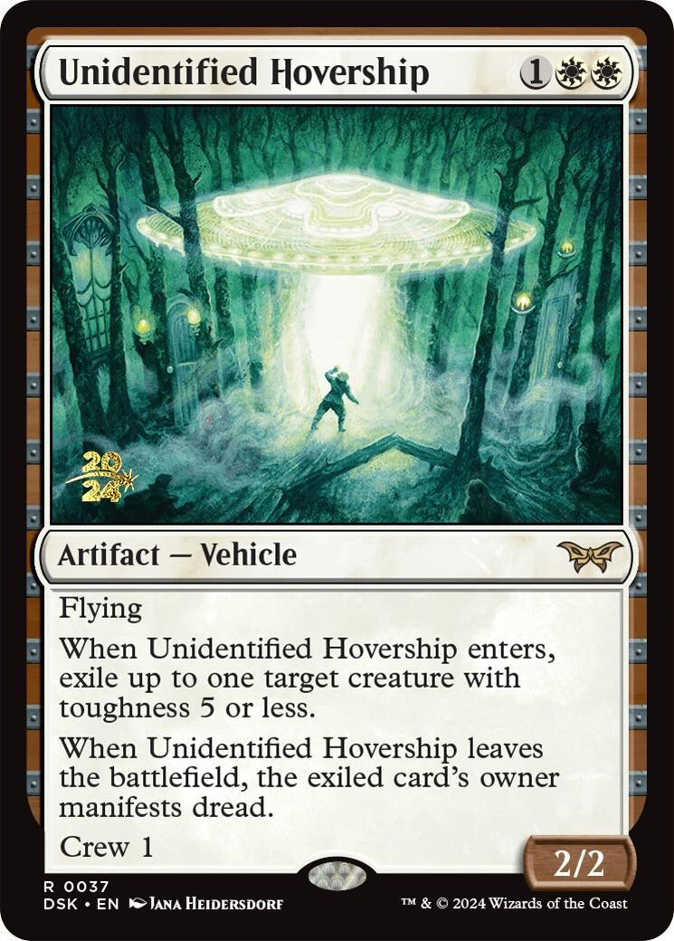 Image for Unidentified Hovership (37) [Prerelease Cards] - Magic: The Gathering