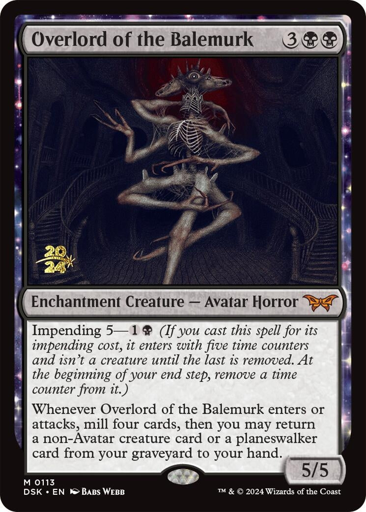 Image for Overlord of the Balemurk (113) [Prerelease Cards] - Magic: The Gathering