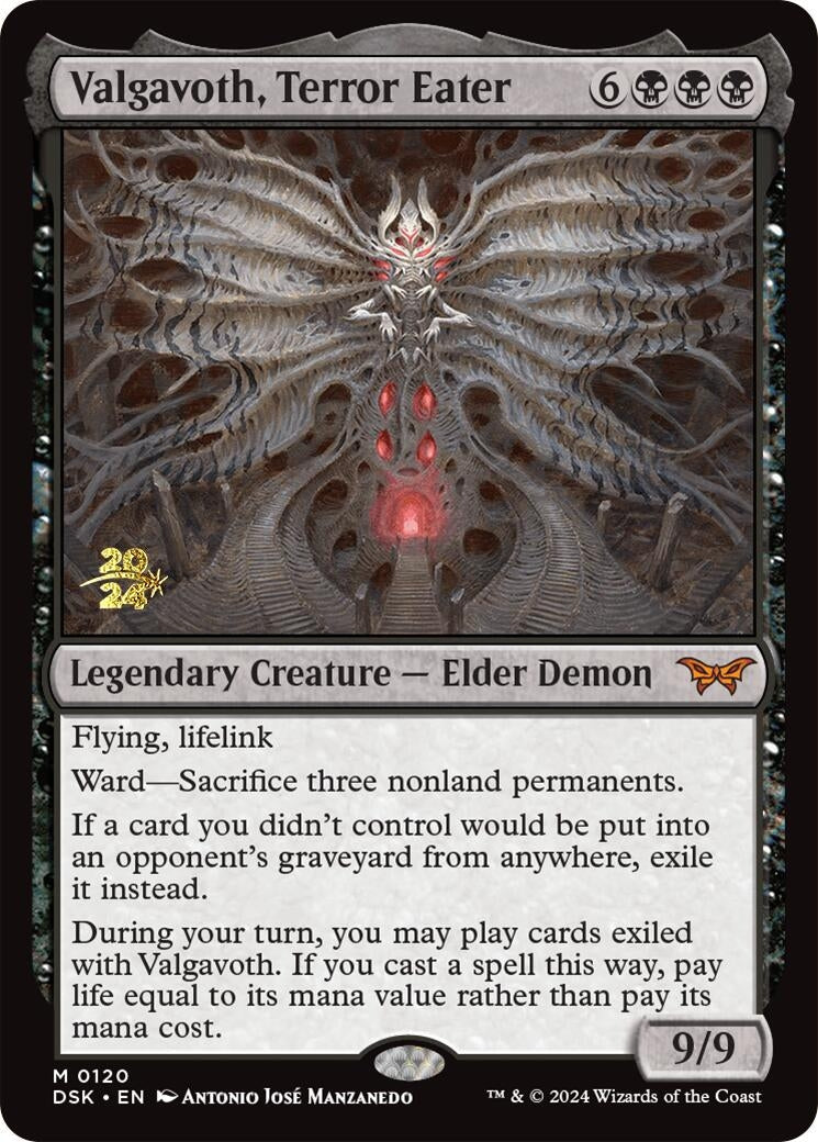 Image for Valgavoth, Terror Eater (120) [Prerelease Cards] - Magic: The Gathering