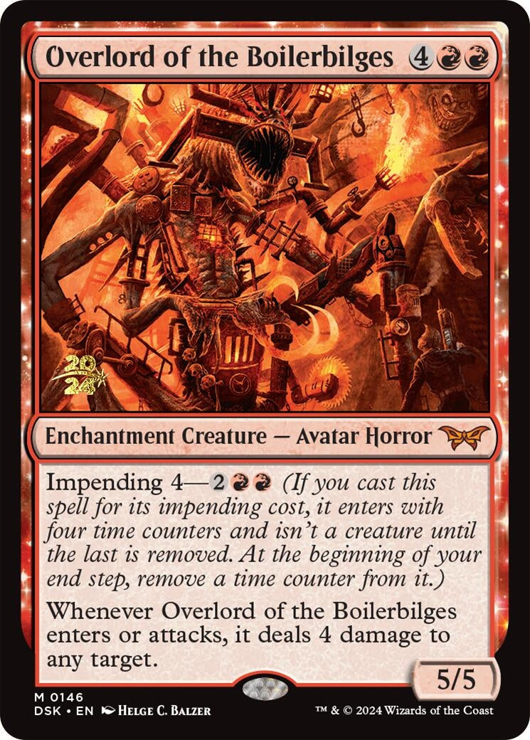 Image for Overlord of the Boilerbilges (146) [Prerelease Cards] - Magic: The Gathering
