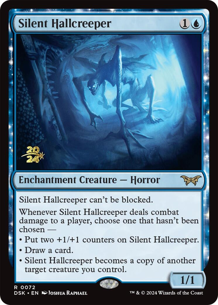 Image for Silent Hallcreeper (72) [Prerelease Cards] - Magic: The Gathering