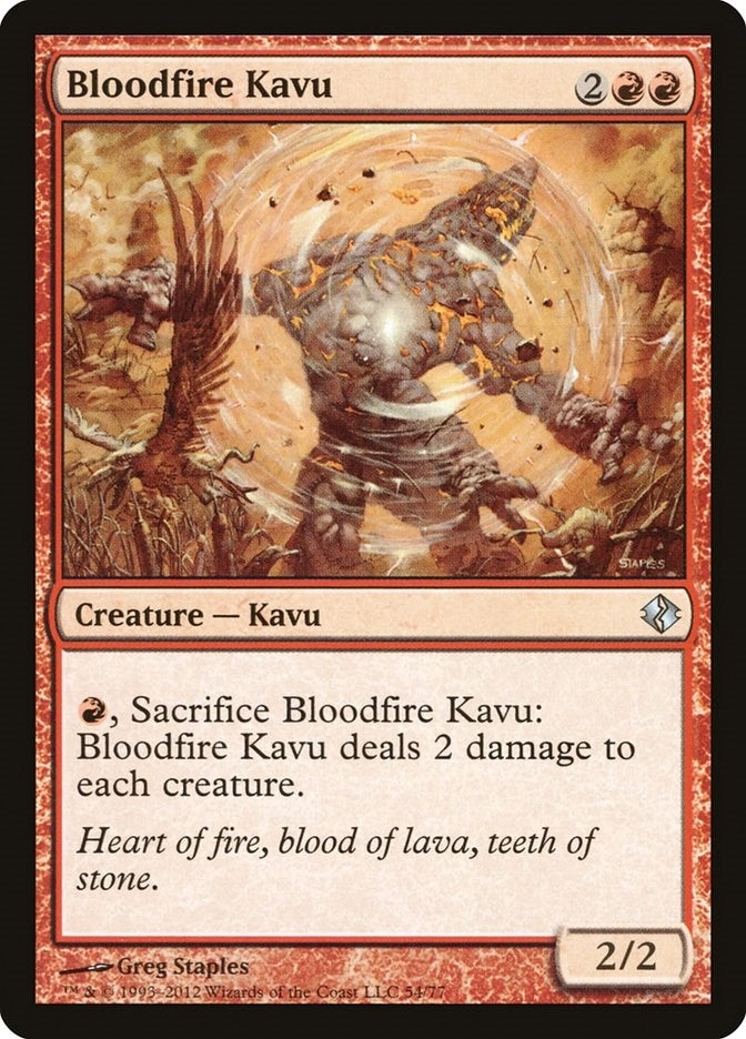 Image for Bloodfire Kavu (54) [Venser vs. Koth] - Magic: The Gathering