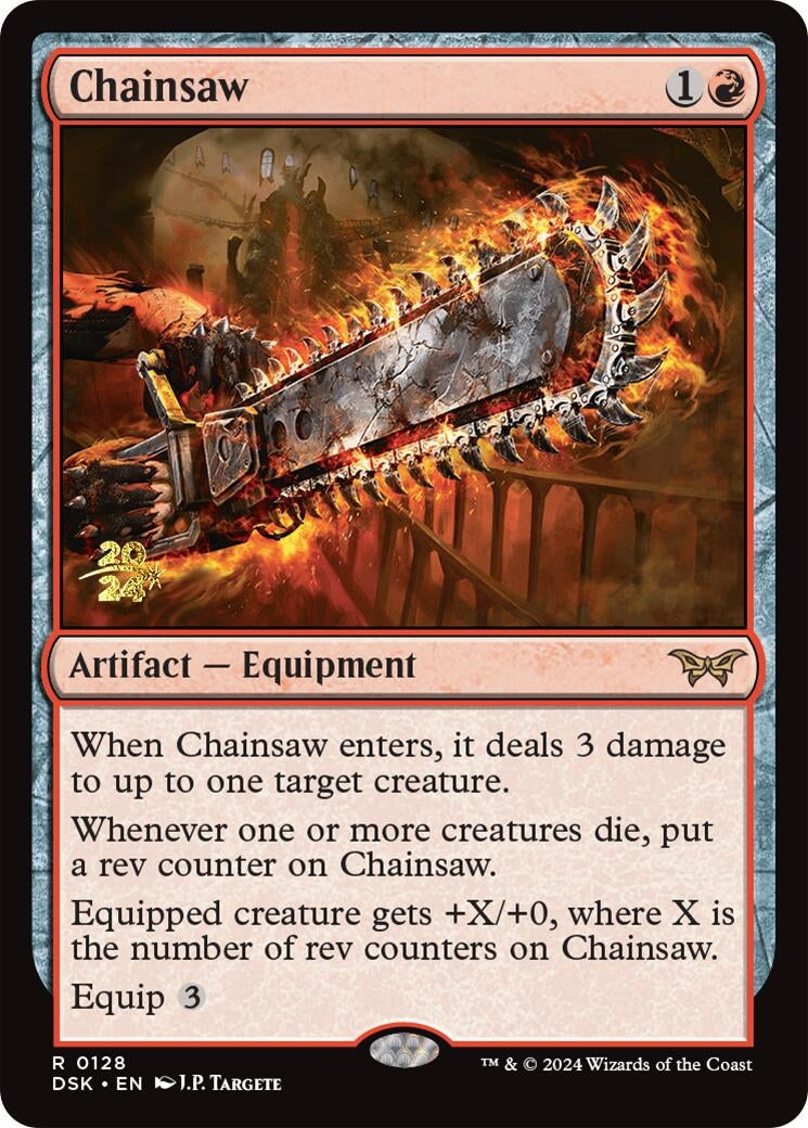 Image for Chainsaw (128) [Prerelease Cards] - Magic: The Gathering