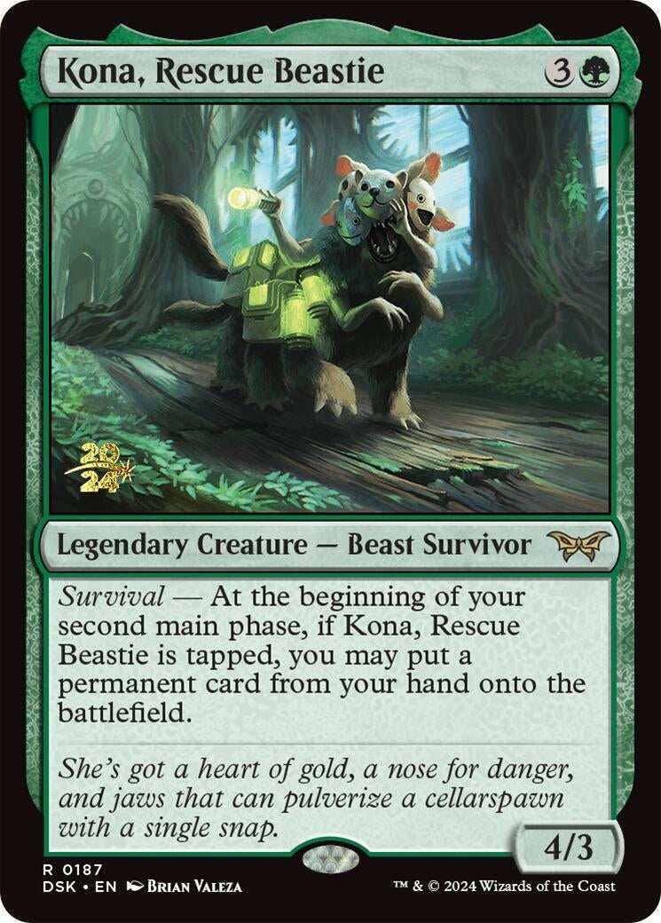 Image for Kona, Rescue Beastie (0187) (187) [Prerelease Cards] - Magic: The Gathering