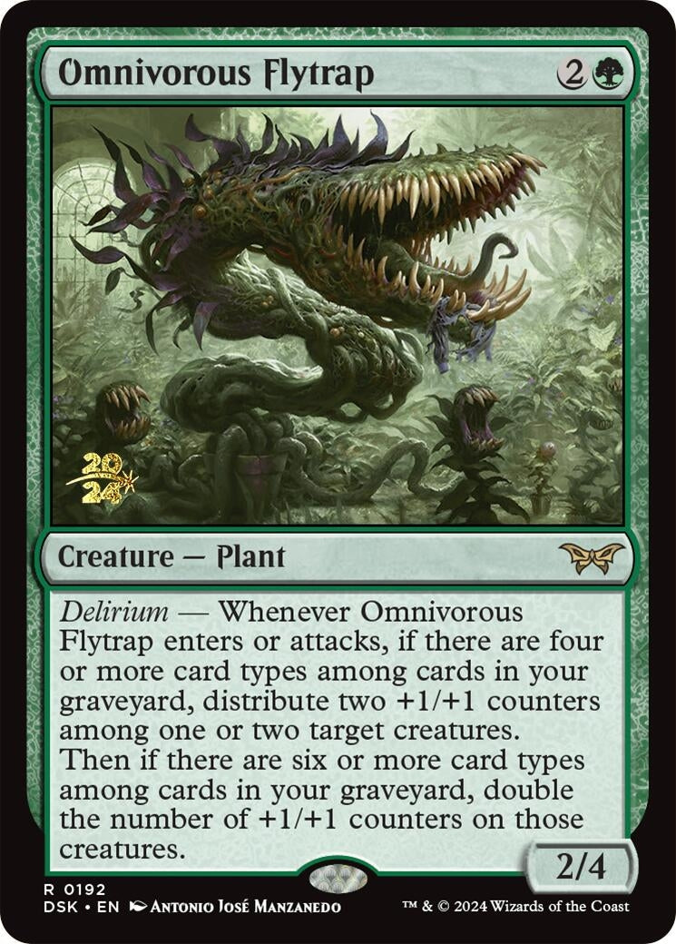 Image for Omnivorous Flytrap (192) [Prerelease Cards] - Magic: The Gathering