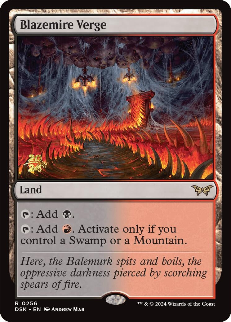 Image for Blazemire Verge (256) [Prerelease Cards] - Magic: The Gathering