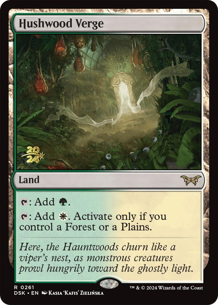Image for Hushwood Verge (261) [Prerelease Cards] - Magic: The Gathering