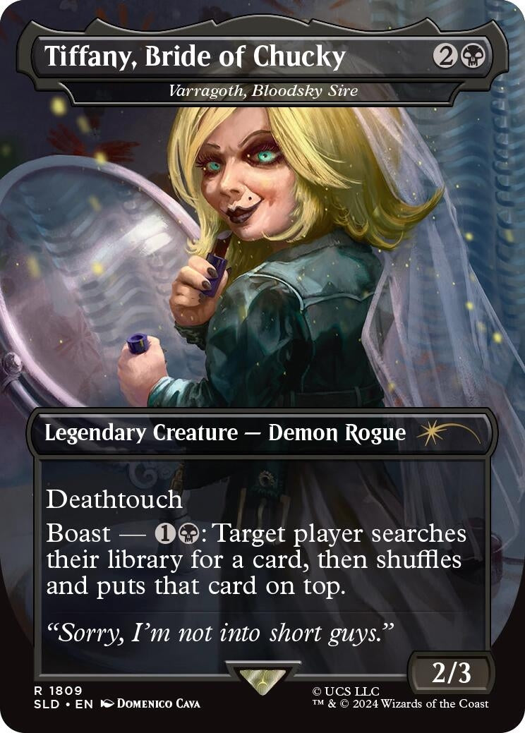 Image for Tiffany, Bride of Chucky - Varragoth, Bloodsky Sire (1809) [Secret Lair Drop Series] - Magic: The Gathering