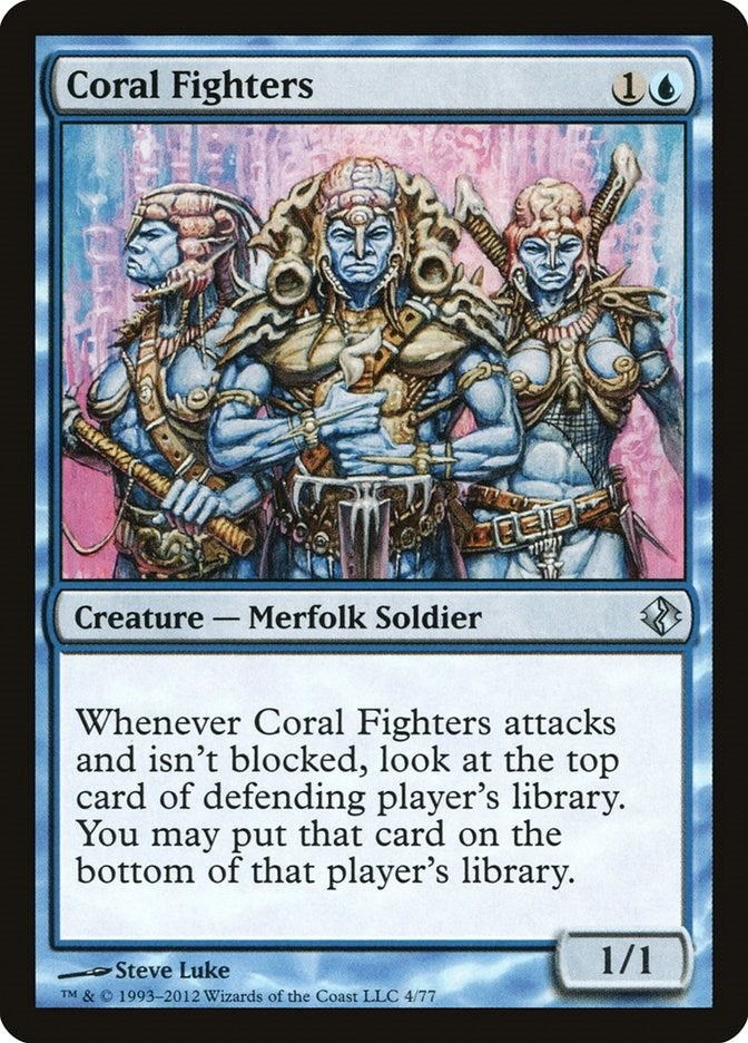 Image for Coral Fighters (4) [Venser vs. Koth] - Magic: The Gathering