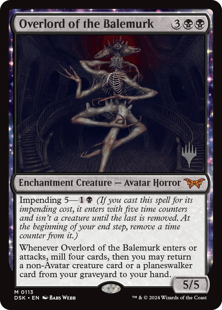 Image for Overlord of the Balemurk (113) [Duskmourn: House of Horror] - Magic: The Gathering