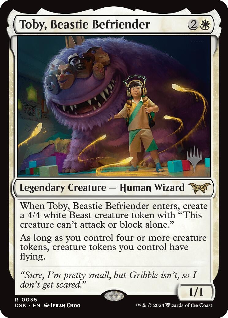 Image for Toby, Beastie Befriender (35) [Duskmourn: House of Horror] - Magic: The Gathering