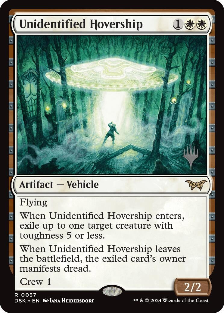 Image for Unidentified Hovership (37) [Duskmourn: House of Horror] - Magic: The Gathering