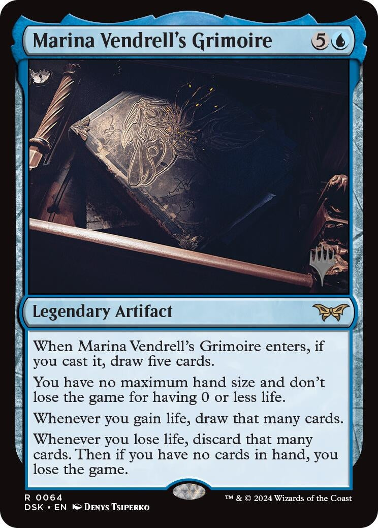 Image for Marina Vendrell's Grimoire (64) [Duskmourn: House of Horror] - Magic: The Gathering