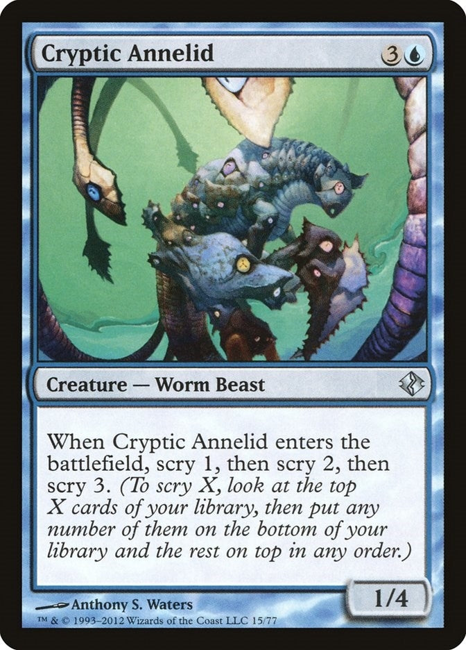 Image for Cryptic Annelid (15) [Venser vs. Koth] - Magic: The Gathering