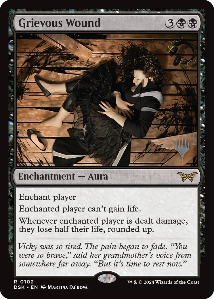Image for Grievous Wound (102) [Duskmourn: House of Horror] - Magic: The Gathering